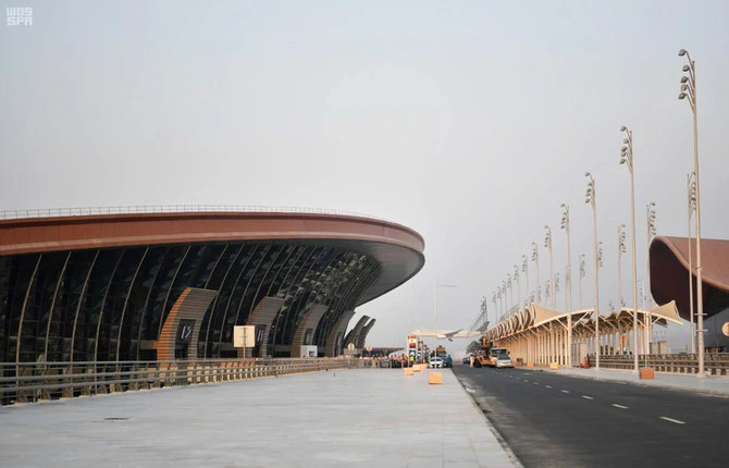 A view of the new King Abdulaziz International Airport's Terminal 1 in Jeddah. (AN photo)
