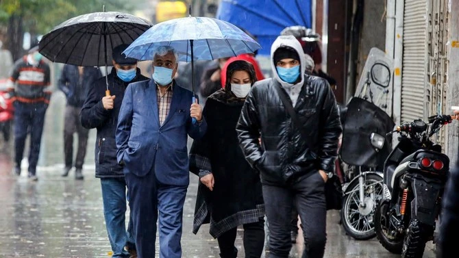 Iran recorded 24,760 new daily cases on Tuesday taking the total number of coronavirus infection cases to 2,118,212. (AFP )