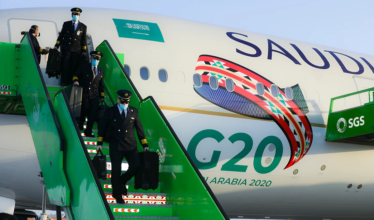 Operating to 90 destinations in 36 countries, Saudia has a number of code-sharing agreements and partnerships with airlines such as Abu Dhabi’s Etihad Airways and China Southern Airlines. (File)