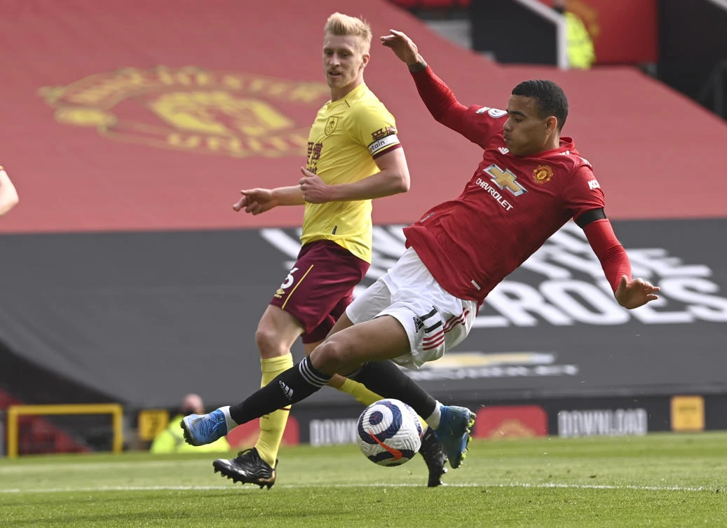 Manchester United, who were in action against Burnley on Sunday, are among the English clubs reportedly expected to announce their intent to join a new European Super League. (AP)