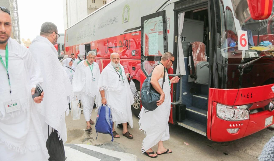 The Royal Commission for Makkah City and Holy Sites launched the Unified Center for Transport in Makkah. (SPA)