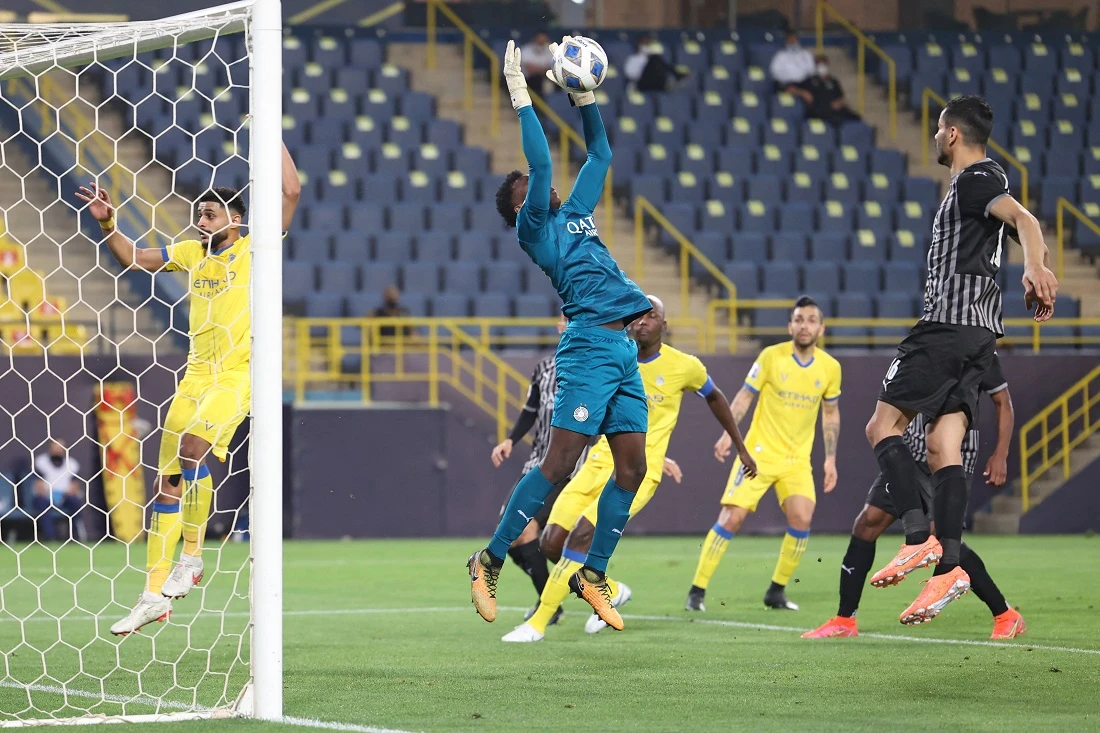 Al Nassr thrashed Qatar's Al-Sadd 3-1 on April 17 in the AFC Champions League group D match. (AFP)