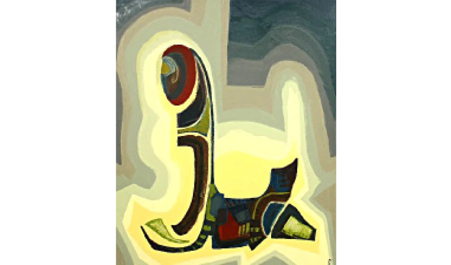 Najla Mohammed Al-Saleem’s paintings show off an elegant and three-dimensional visual aesthetic. (Social media)