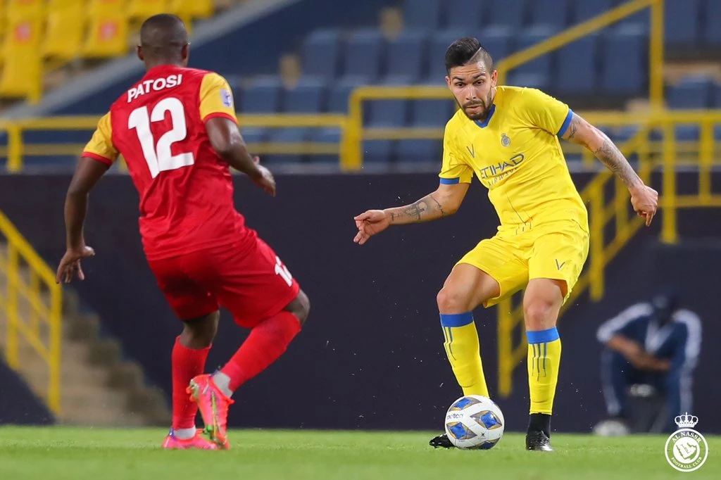 Brazilian Petros Araujo grabbed the equalizer with with 20 minutes left in the game. (Twitter: @AlNassrFC)