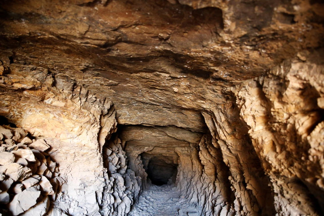 An old abandoned mine is pictured in the eastern desert near the southern province of Luxor. (Reuters)
