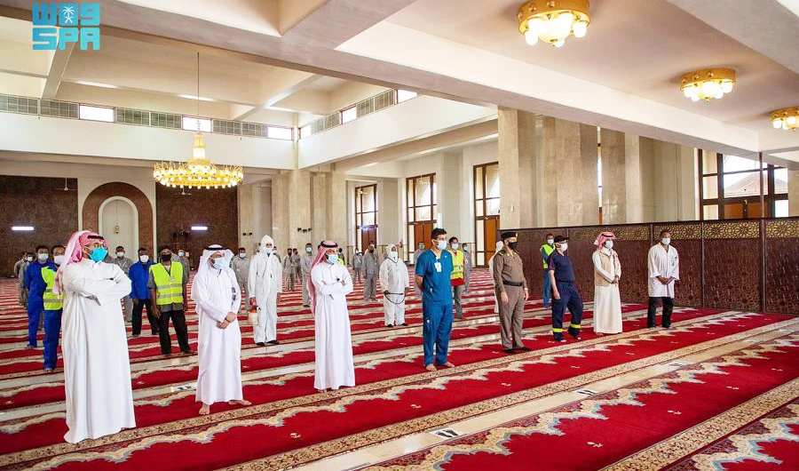 The Riyadh region saw 11 mosques closed, while three were shut in the Eastern Province. (SPA)