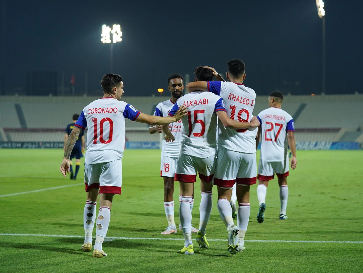 The Emirati club remains on top of Group B of the 2021 AFC Champion League with two matches to play. (Twitter: @SharjahFC)