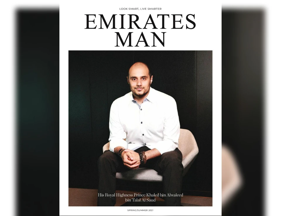 Emirates Man magazine relaunches with debut issue of Saudi prince cover story