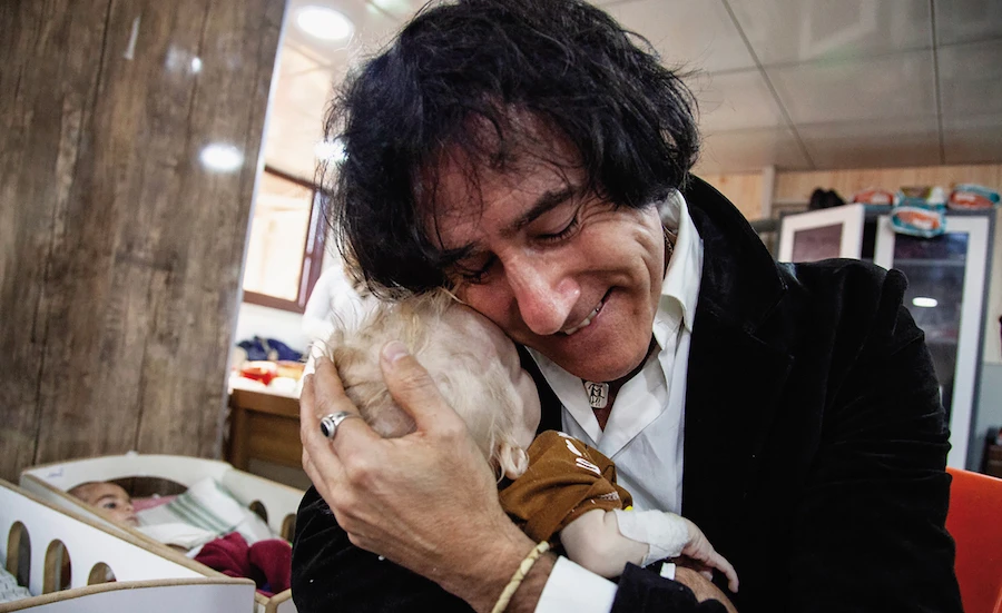 The documentary follows an elderly musician in his fight to save his seven grandchildren before it’s too late. Supplied