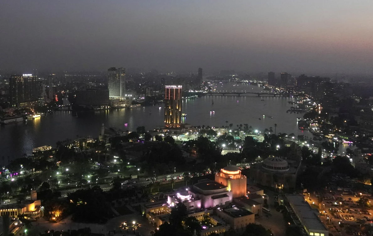 A view of the city skyline and River Nile from Cairo tower building in the capital of Cairo. (Reuters)