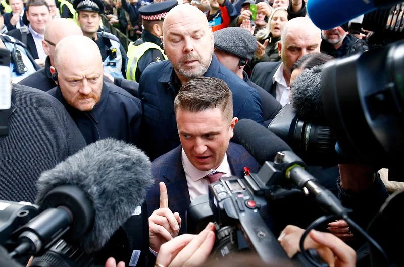Syrian teenager suing Tommy Robinson seeks six-figure sum