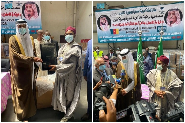 The King Salman Humanitarian Aid and Relief Center (KSrelief) has provided more than $1.7 million worth of medical aid and supplies to Cameroon. (SPA)