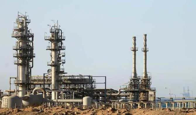 A view of a gas plant seen from the desert road of Suez outside Cairo, Egypt September 1, 2020. (Reuters)