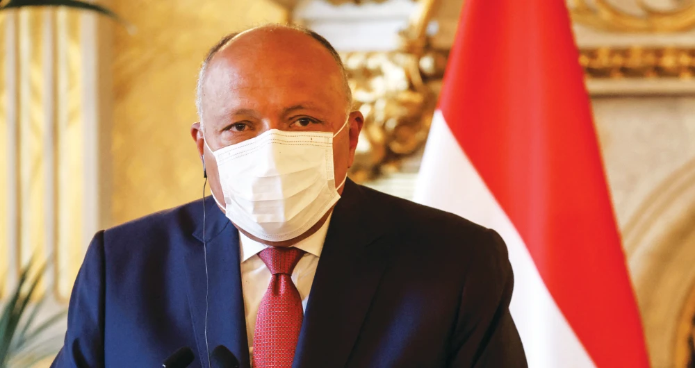 Egypt’s Foreign Minister Sameh Shoukry. (AFP)