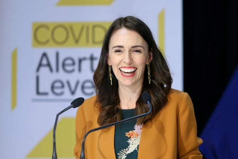Prime Minister Jacinda Ardern during a post cabinet press conference on June 08, 2020, in Wellington, New Zealand. (Getty Images)