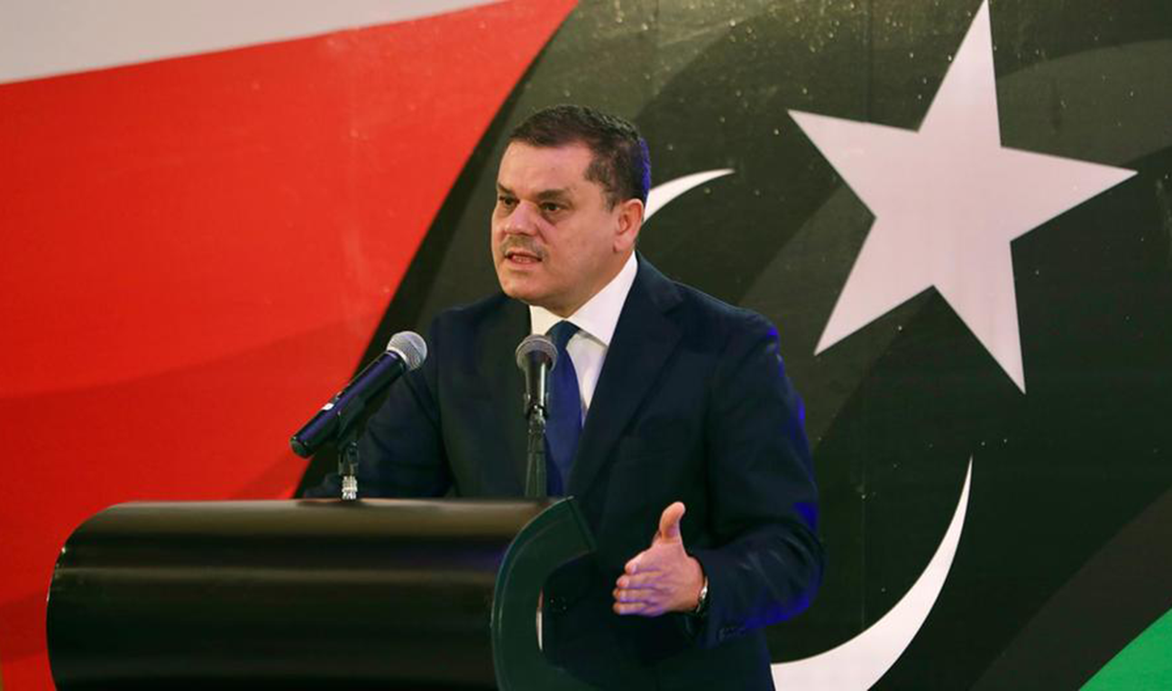 Libyan Prime Minister Abdul Hamid Dbeibah. (AP)
