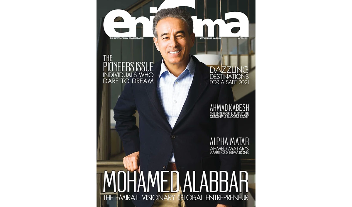 Emirati businessman Mohamed Alabbar covers Egypt’s Enigma magazine.