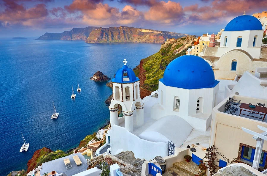 Ferries run from the port to a number of Greek islands including Skopelos, where the hit movie “Mamma Mia” was filmed. (Shutterstock)