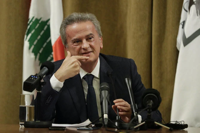 Salameh said he had declared his source of wealth and shown documents “on many occasions” before that prove he was worth $23 million in 1993, prior to his appointment. (File/AFP)