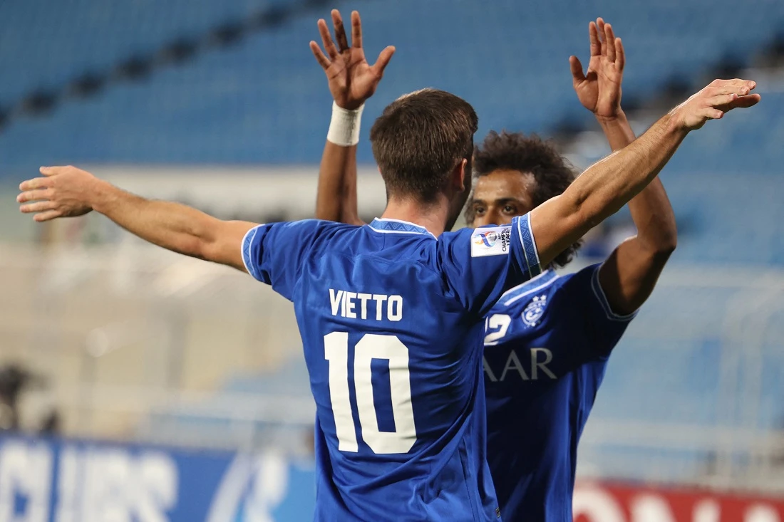 Al-Hilal was one of two Saudi teams to make it through to the next round. (File/AFP)
