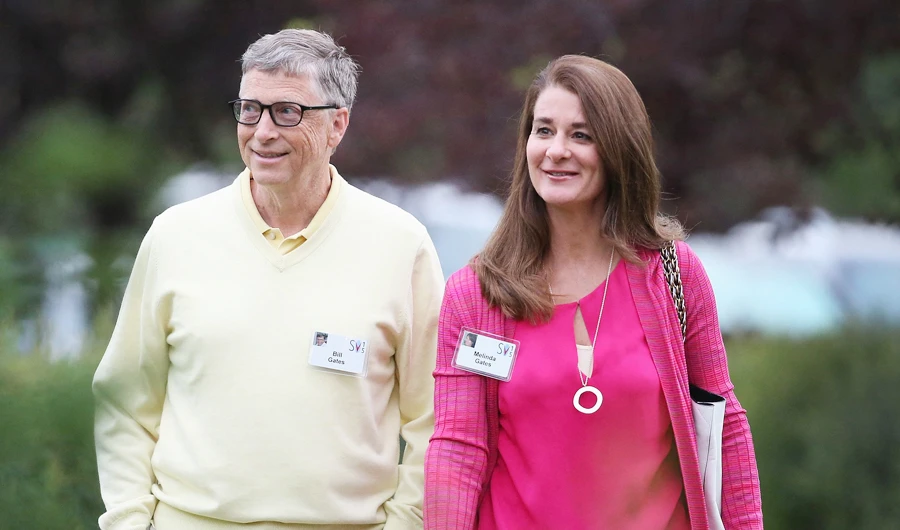Billionaire Bill Gates, chairman and founder of Microsoft Corp., and his wife Melinda attend the Allen & Company Sun Valley Conference in Sun Valley, Idaho. (AFP file photo)