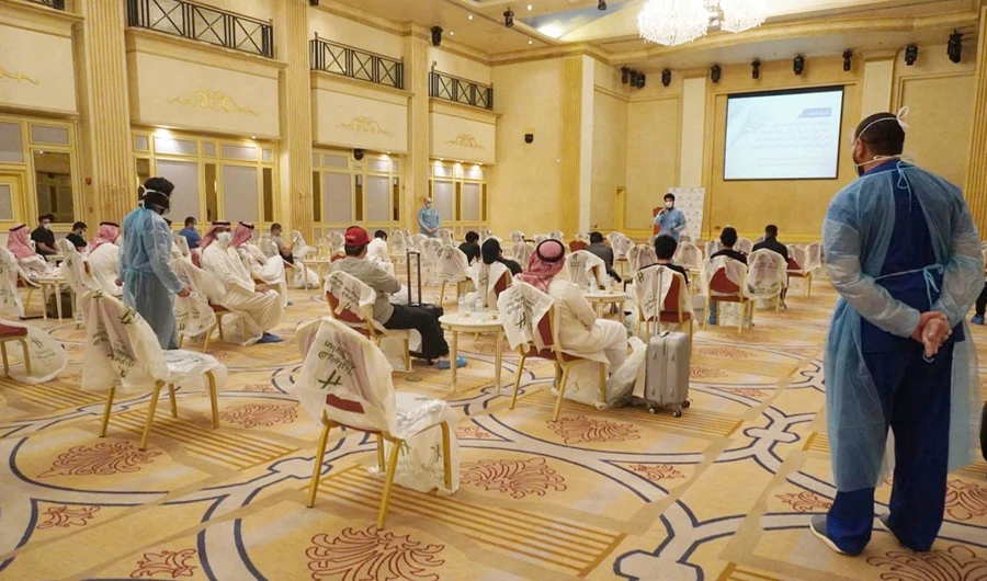 Saudi Bureau of Investigation and Public Prosecution said the penalties would apply to those violating regulations whether they were infected with COVID-19. (SPA)