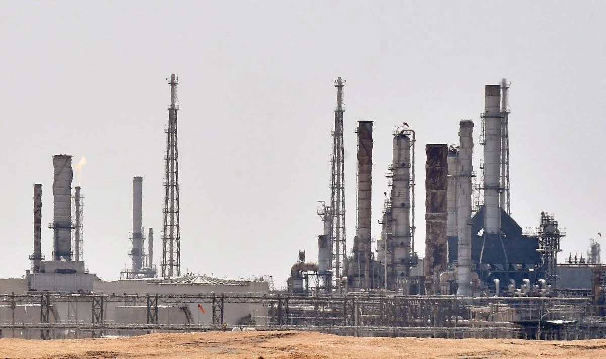 An Aramco oil facility south of the Saudi capital Riyadh. A stronger oil price could help narrow the deficit in Saudi Arabia says Moody's. (Reuters)