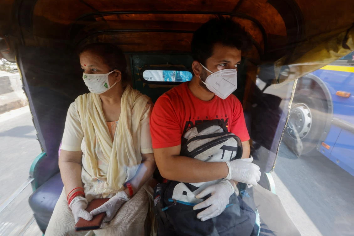 Delhi’s popular autorickshaws become COVID-19 ambulances