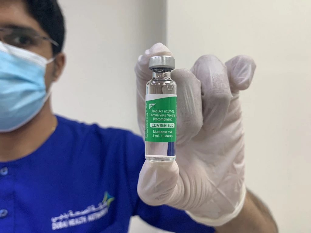The UAE has administered 10,907,264 doses of the COVID-19 vaccine so far. (AFP)