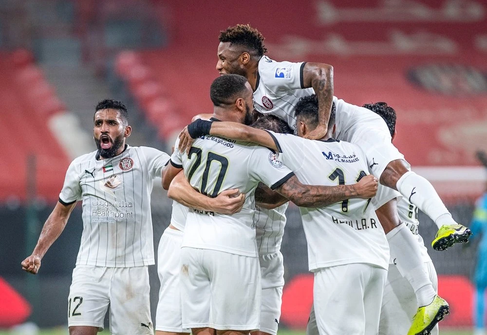The 25th and penultimate round left Al-Jazira leading by only one point from Bani Yas. (Twitter: @AlJazira_uae_EN)