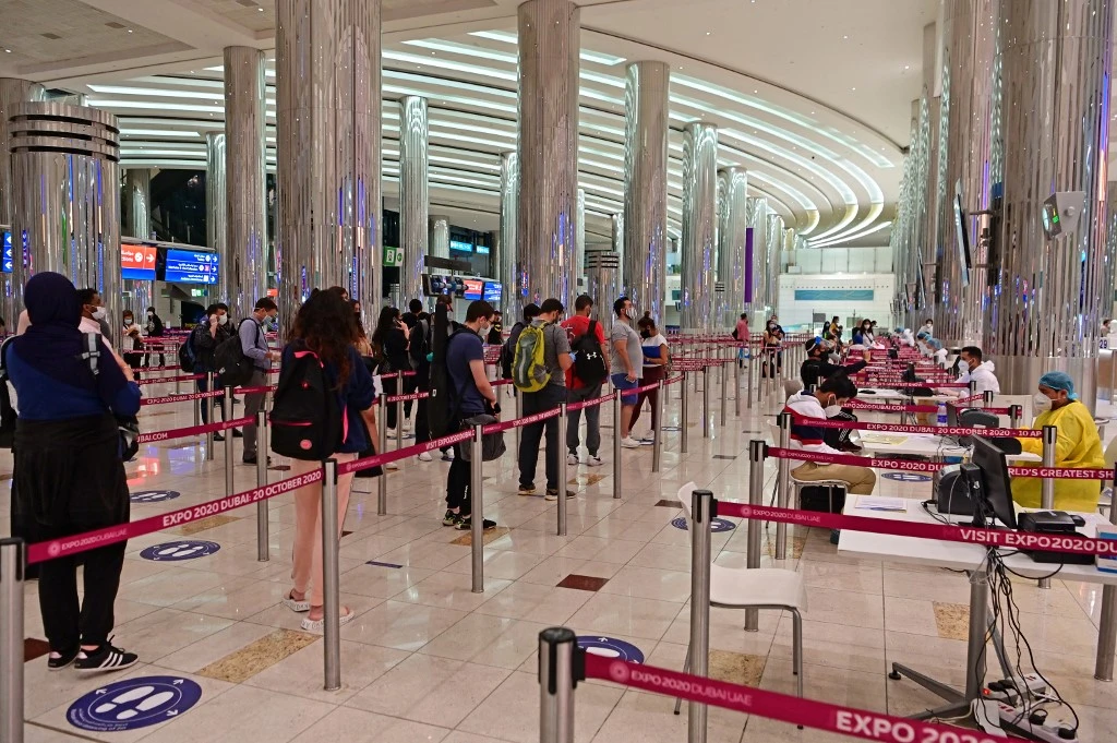 The UAE announced last month a ban on entry from India to guard against the spread of the highly contagious Indian variant of the coronavirus. (AFP)