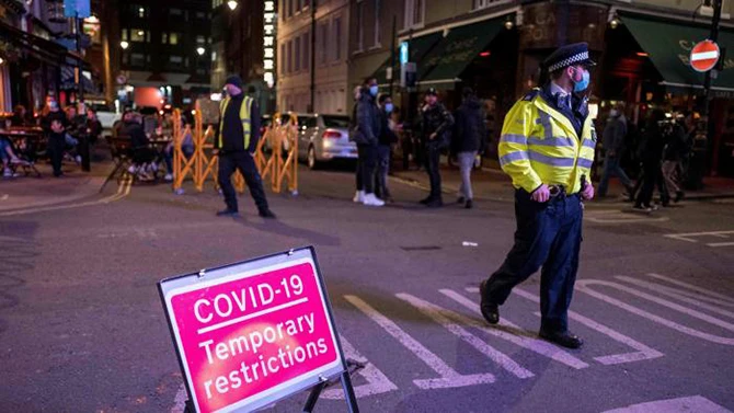 British police have issued a fresh terror warning as potential targets become more crowded after COVID-19 measures continue to ease. (AFP)