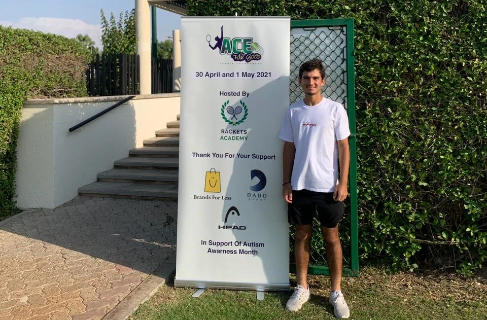 Dubai teen-led tennis initiative raises awareness for autism