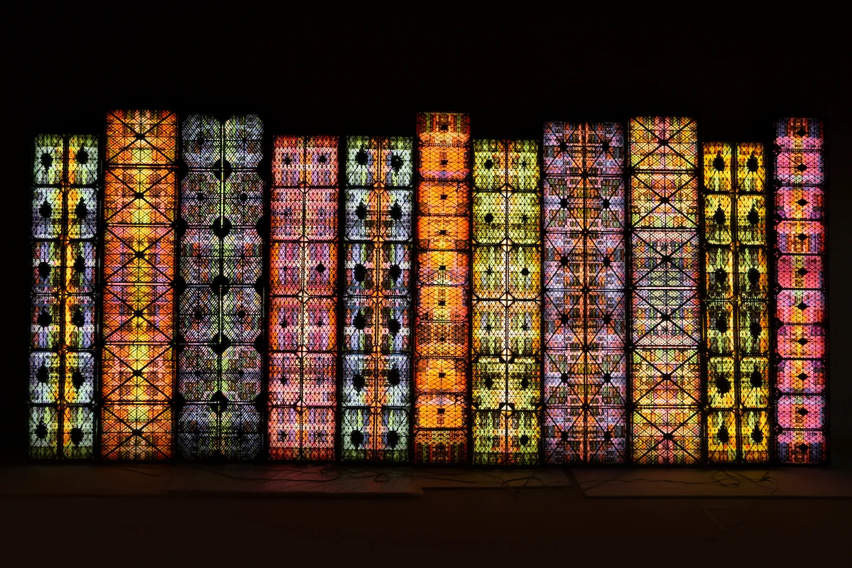 Rashed Al-Shashai recently displayed ‘Brand 14’ at Art Dubai. (Supplied)