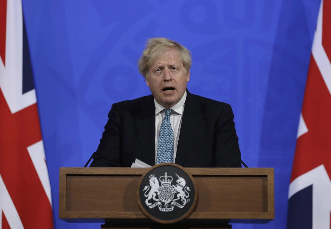 UK’s Johnson: New variant could disrupt route out of lockdown