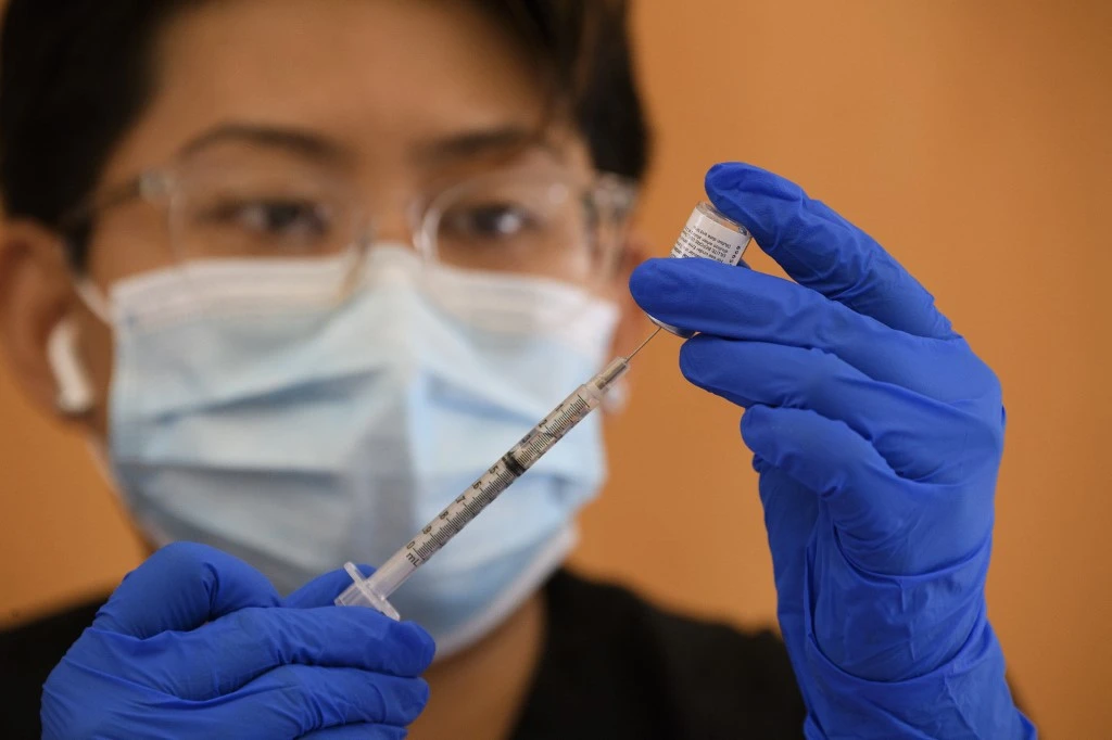 The Indian coronavirus variant is less resistant to vaccines than the South African variant, a study showed. (AFP)