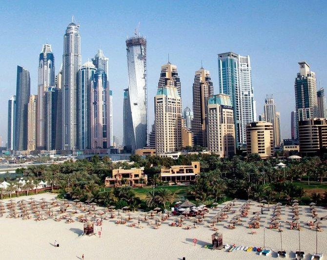 Visitors to Dubai reached a record 16.7 million in 2019. (AFP)