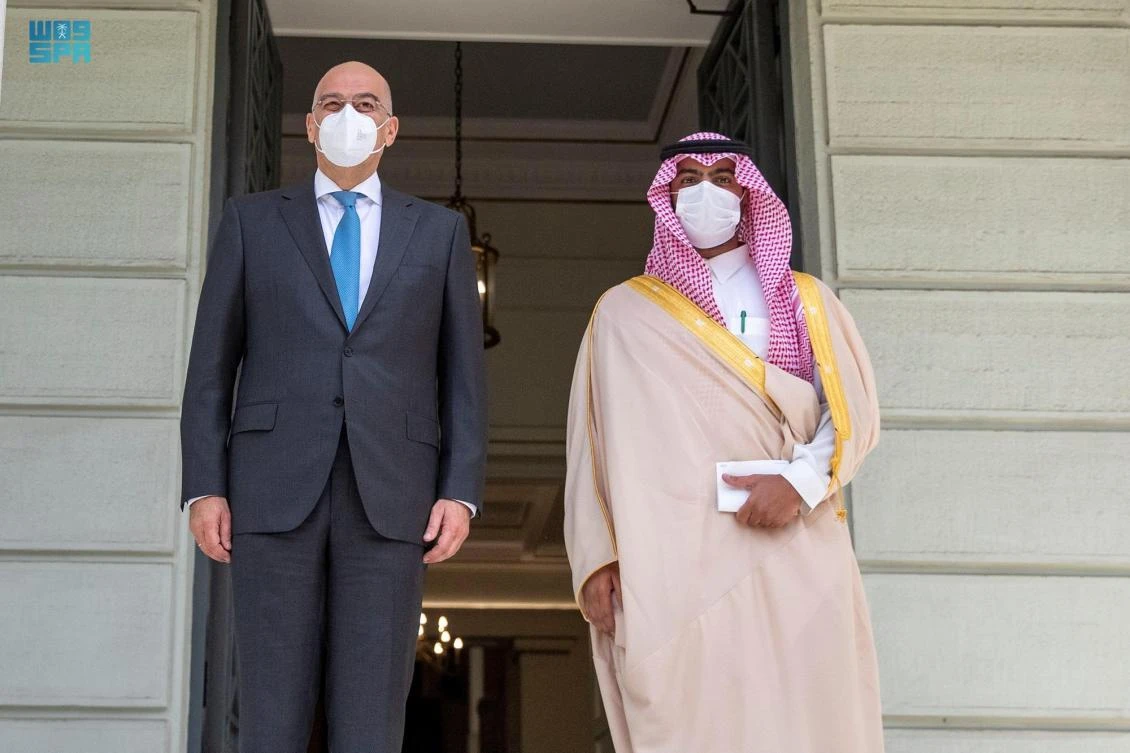 Saudi Arabia’s culture minister meets Greek FM during Athens visit