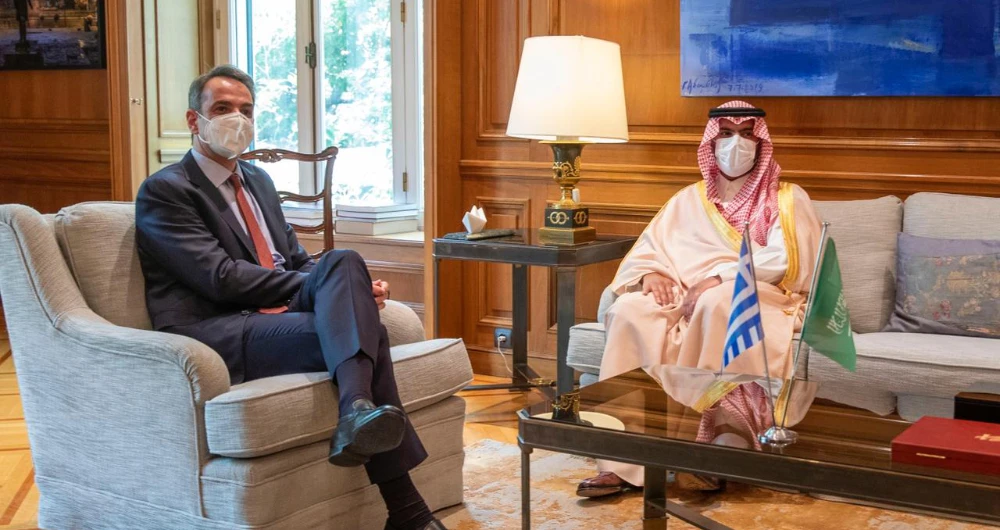 Saudi Arabia culture minister closes Greece trip with PM meeting