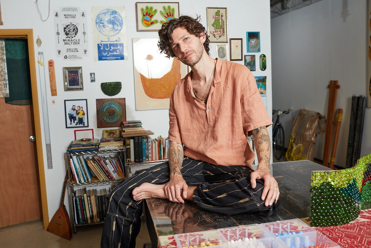 THE BREAKDOWN: US-Palestinian artist Jordan Nassar discusses hand-embroidered artwork