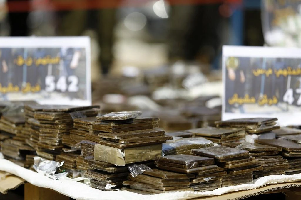 Lebanon has foiled a plot to smuggle 4 tons of hashish from Sidon to the Egyptian port of Alexandria. (File/AFP)