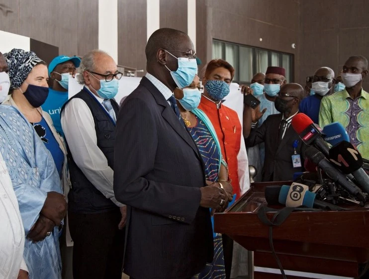 Malian Prime Minister Moctar Ouane was conducting a reshuffle when he was led away. (AFP/File)