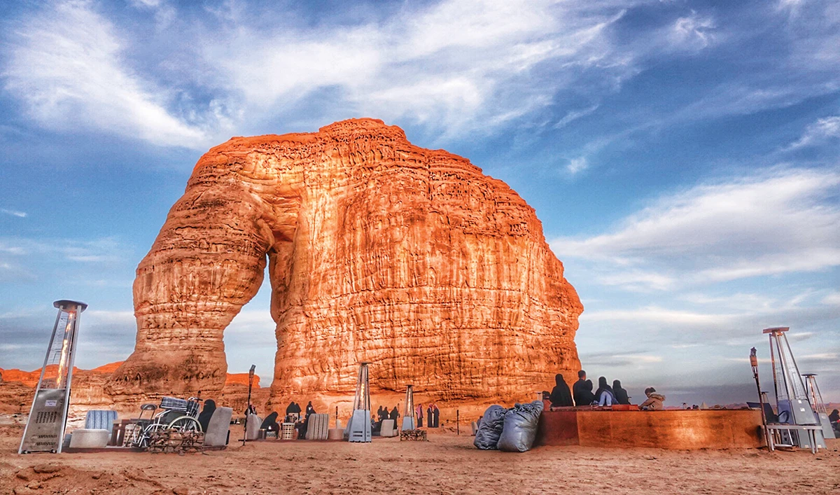 The Elephant Rock in AlUla is a major tourist attraction. (AN file)