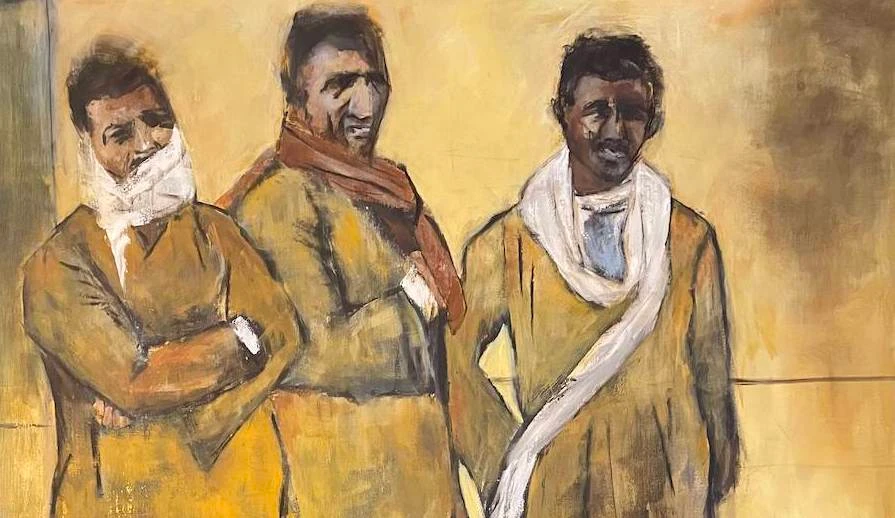 ‘Look Them in the Eye’ is on show at Cairo’s Ubuntu gallery until June 12. (Supplied)