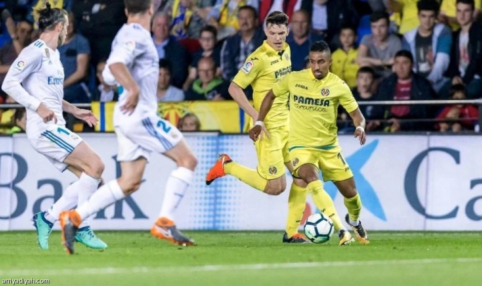 Al-Dawsari in action against Real Madrid during his loan spell at Villarreal in 2018. (Arriyadiyah)