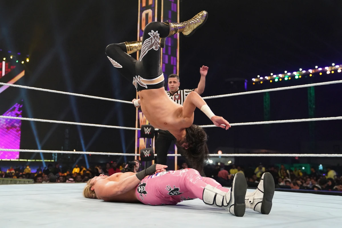Having joined WWE Raw, Mansoor is looking forward to performing in front of live audiences again from July. (WWE)
