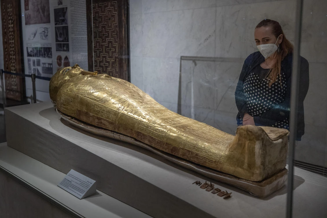 As some European countries re-open to international tourists, Egypt has already been trying for months to attract them to its archaeological sites and museums. (AP)
