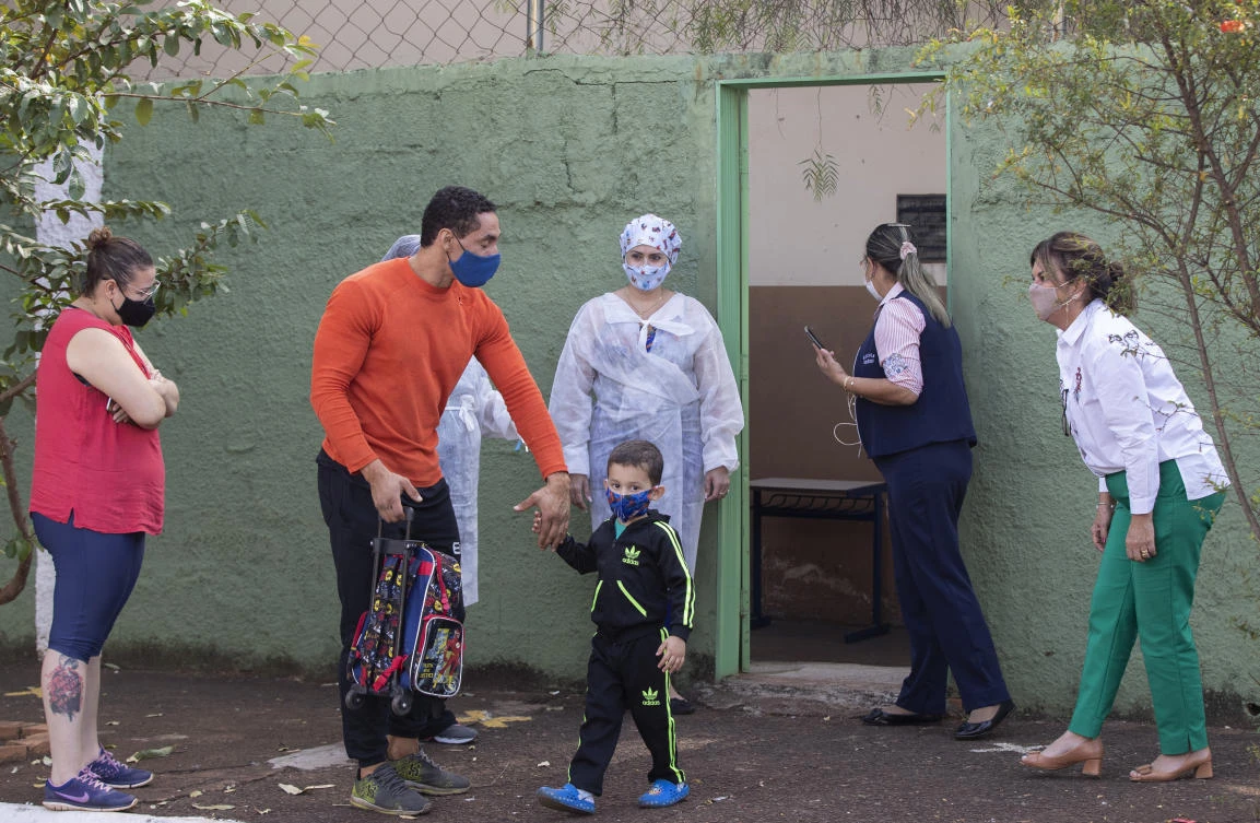 Brazil's Butantan Institute has finished a mass vaccination of the city's entire adult population with doses of Sinovac, to test the new coronavirus' behavior in response to the vaccine. (AP Photo/Andre Penner)