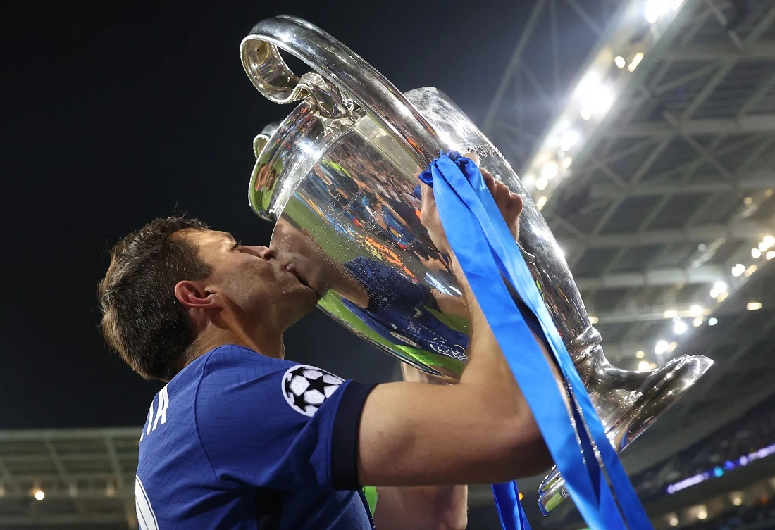Cesar Azpilicueta says Chelsea want to create “special things.” (File/AFP)