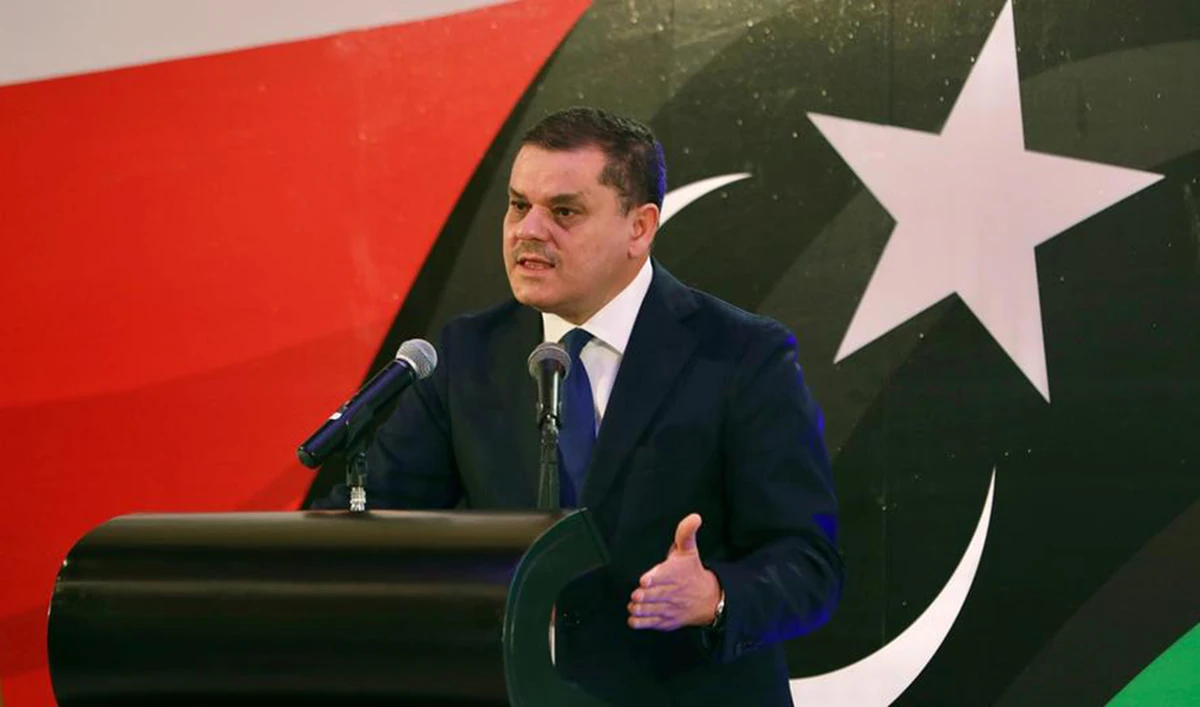 Libyan Prime Minister Abdul Hamid Dbeibah. (AP)